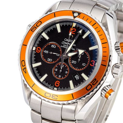 omega watch orane|omega planet ocean chronograph orange.